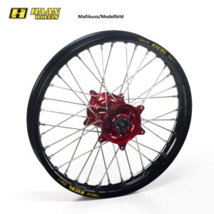 Haan hjul CRF150 07- 16-1,85 RED HUB/BLACK RIM