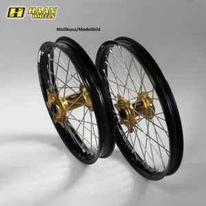 Haan hjul KX65 00- 12-1,60 GOLD HUB/BLACK RIM
