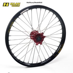 Haan hjul KX 125/250 / KXF250/450 06-18 21-1,60 RØD NAB/BLACK FÆLGE