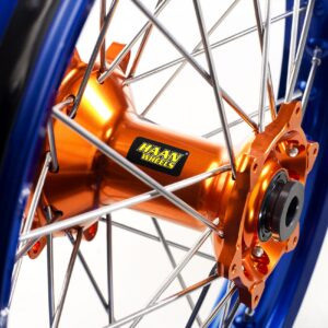 Haan hjul KX 125/250 / KXF250/450 06-18 21-1,60 ORANGE NABEL/BLÅ FÆLGE
