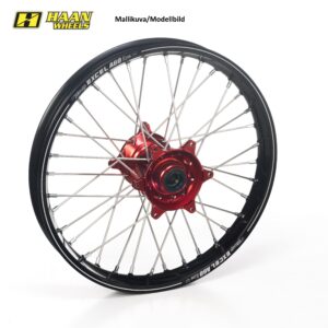 Haan hjul KX 250 / KXF 450 03-14 19-2,15 RED HUB/BLACK A60 RIM