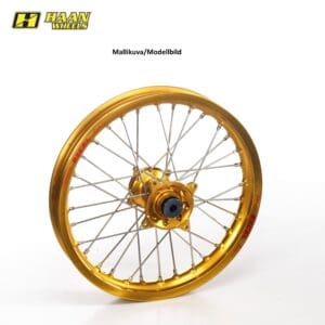 Haan-hjul SX65 FRONT 02- 14-1,60 GOLD FELGE/NAVN