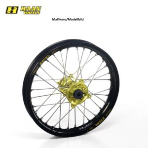 Haan-hjul SX65 BAG 16- 12-1,60 SORT FELGE/GUL NUB