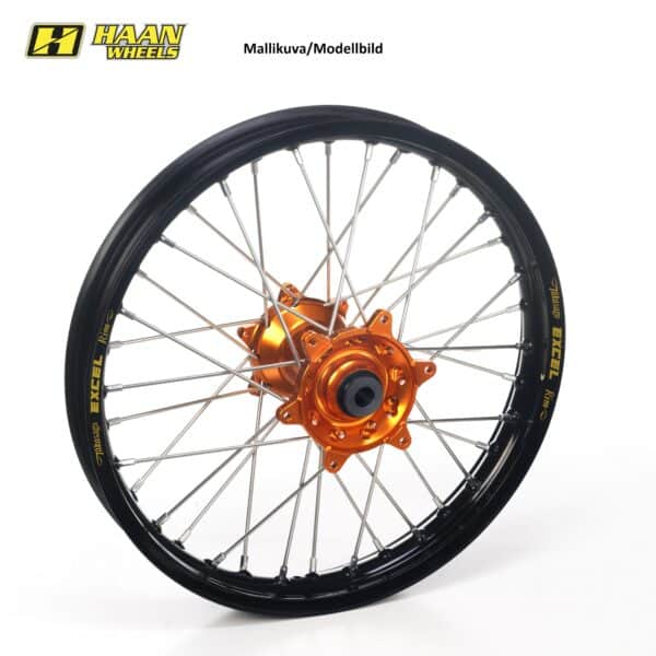 Haan hjul SX85 21- 14-1,60 SORT FELGE/ORANGE NAB