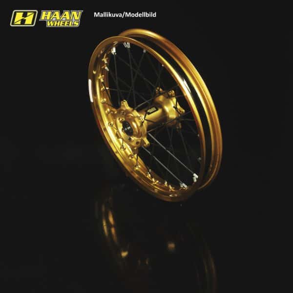 Haan hjul SX&SXF 15-17 /EXC MODELLER 16- 17-3,50 GULD FELGE/GULD NAB