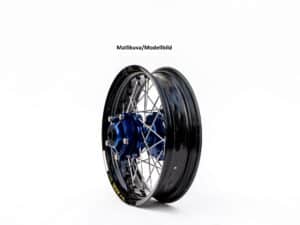 Haan hjul SX&SXF 15-17 /EXC MODELLER 16- 17-3,50 SORT FELGE/BLÅ NUB