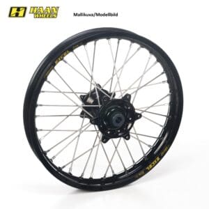Haan hjul SX&SXF 23- 19-2,15 SORT NAB/BLACK FÆLGE