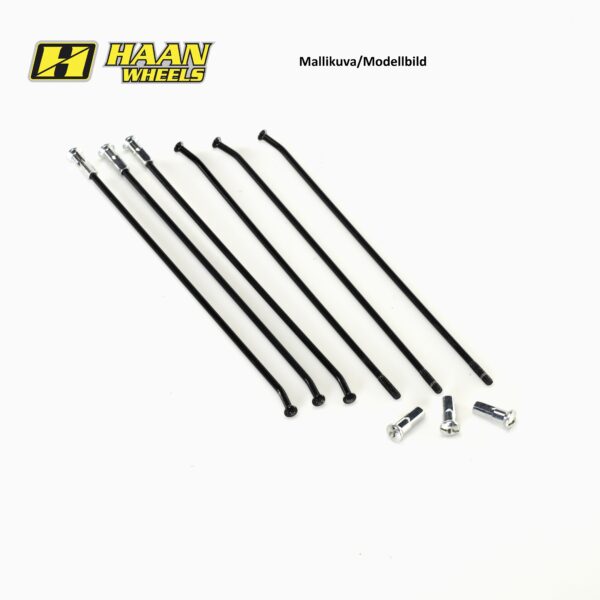 Haan eger 19" 36stk rustfri eger/blå nipler