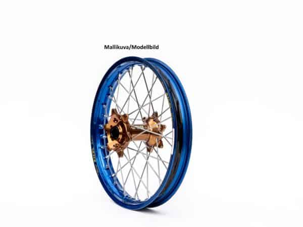 Haan hjul YZF450 09- 19-2,15 BLÅ FÆLGE/POLISHED ALLOY HUB