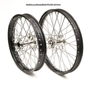 REX HJUL 18-2,15 KTM ALL SX-F 13-..,TC&FC 16-.. SORT FÆLG/SØLVNAV 25MM