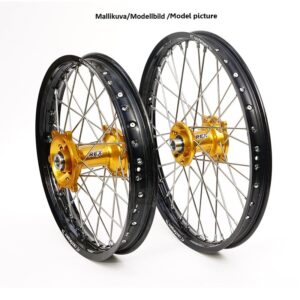REX HJUL 21-1,60 RMZ250/RMZ450 05-... SORT FÆLG/GULD NAV 22MM