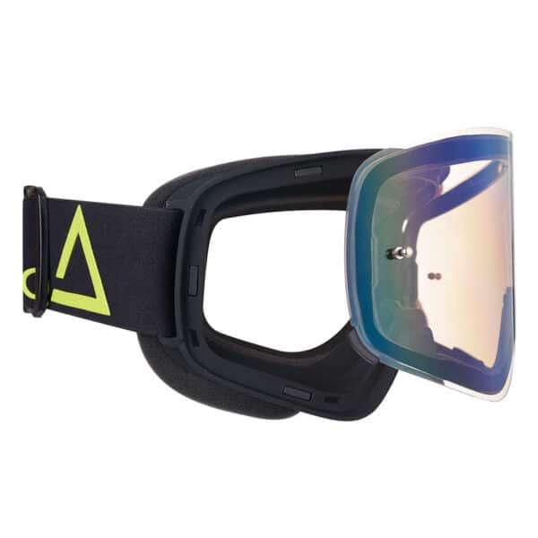 AMOQ MX Briller Vision Magnetic Black-HiVis - Guldspejl - Image 3