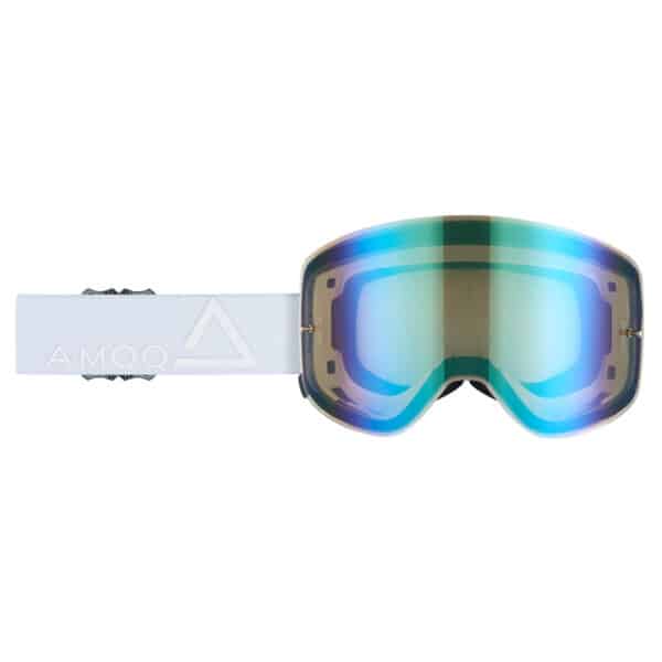 AMOQ MX Briller Vision Magnetic Whiteout - Guldspejl