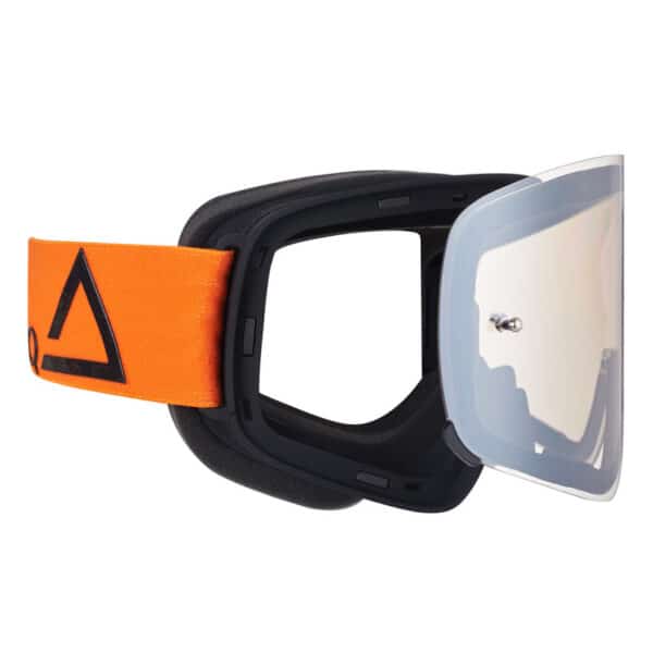 AMOQ MX Briller Vision Magnetic Orange-Sort - Sølvspejl - Image 2