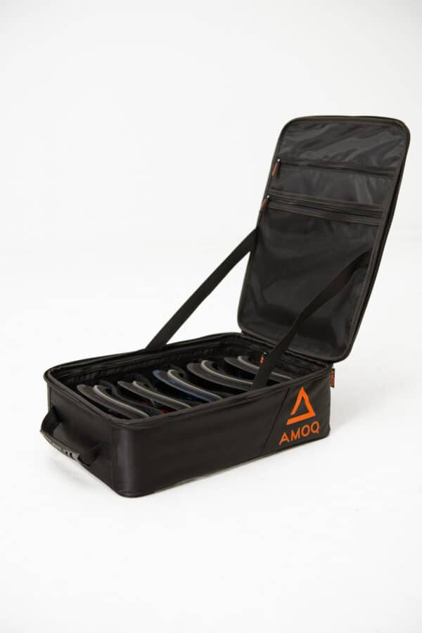AMOQ Hardshell Goggle Bag Black/Orange - Image 2
