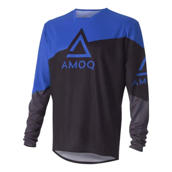 AMOQ Ascent Strive Jersey Sort/Blå