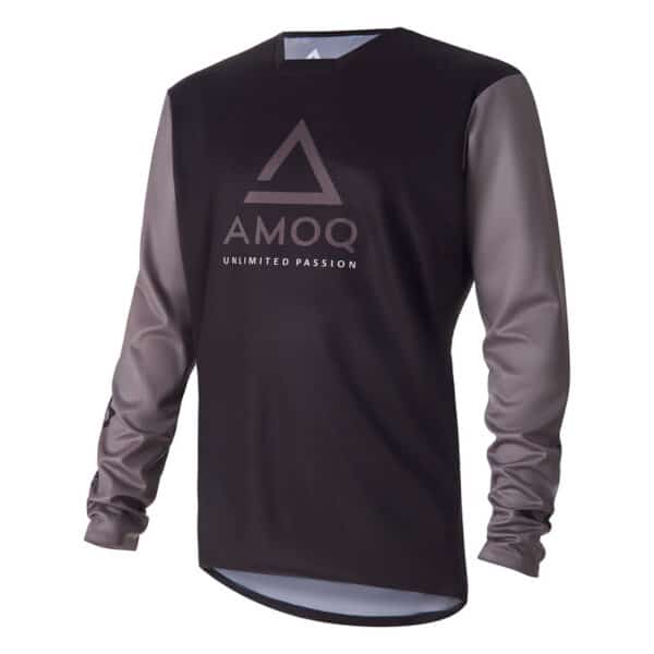 AMOQ Ascent Comp Jersey Sort/Grå