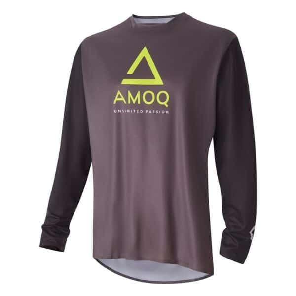 AMOQ Ascent Comp Jersey Grå/Sort/HiVis