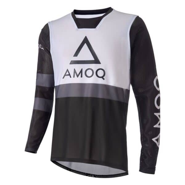 AMOQ Airline Mesh Jersey Sort/Hvid