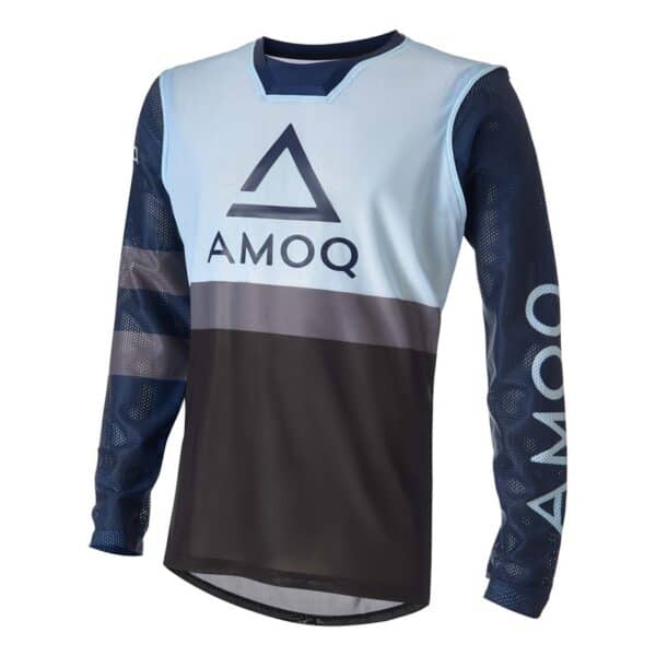 AMOQ Airline Mesh Jersey Navy/Light Blue