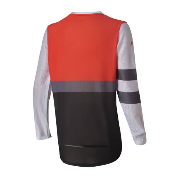 AMOQ Airline Mesh Jersey Rød/Hvid - Image 2