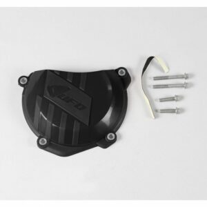 UFO Koblingsdæksel SXF250/350 16-,EXCF250/350 17-,FC250/350 16-,FE250/350 17- Blac