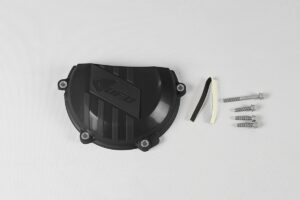 UFO Koblingsdæksel SX-F450 16-,EXC450 17-,FC450 16-,FE450 17- Sort