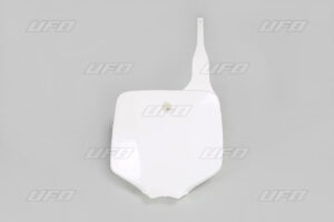 UFO Nummerplade foran KX65 00-,RM65 03- Hvid 047