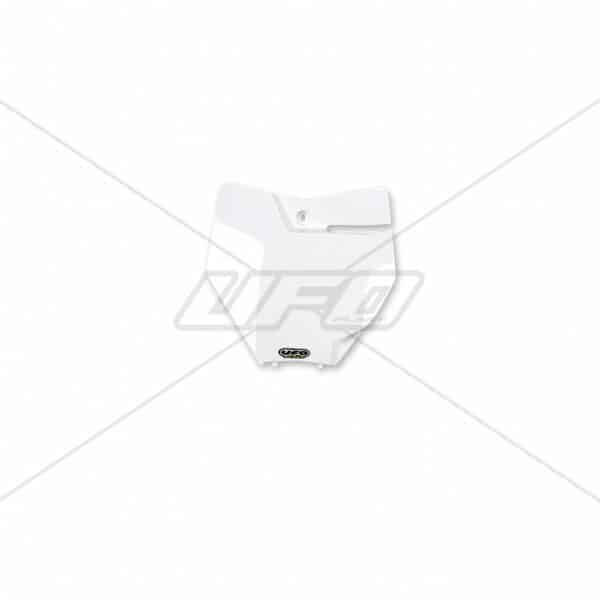 UFO Frontnummerplade KTM125-525 SX/SXF 16-18 Hvid 047 nej SX250 2016