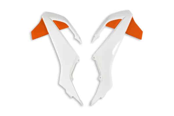 UFO kølerskærme KTM65 2019-2021 Hvid/orange 999W OEM 2019-2022