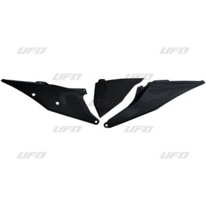 UFO sidepanel + sidepanel luftfilterkasse venstre KTM125-525 SX/SXF 19- EXC/EXC-F 20- Sort 001