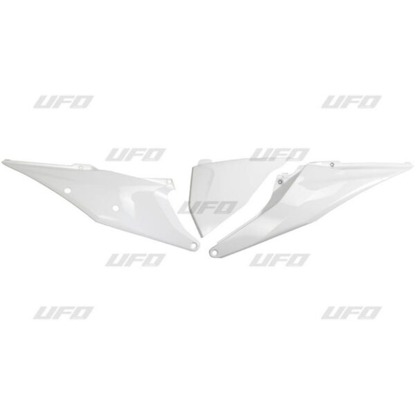 UFO Sidepanel + sidepanel luftfilterkasse venstre KTM125-525 SX/SXF 19- EXC/EXC-F 20- Hvid 047