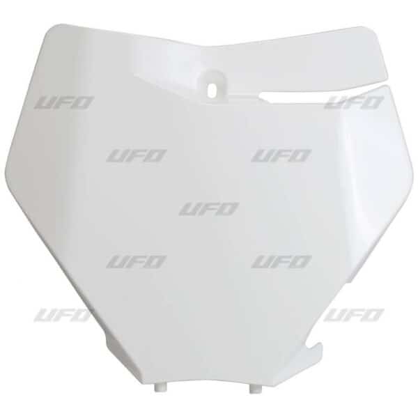 UFO Frontnummerplade KTM125-450 SX/SXF 2019- Hvid 047
