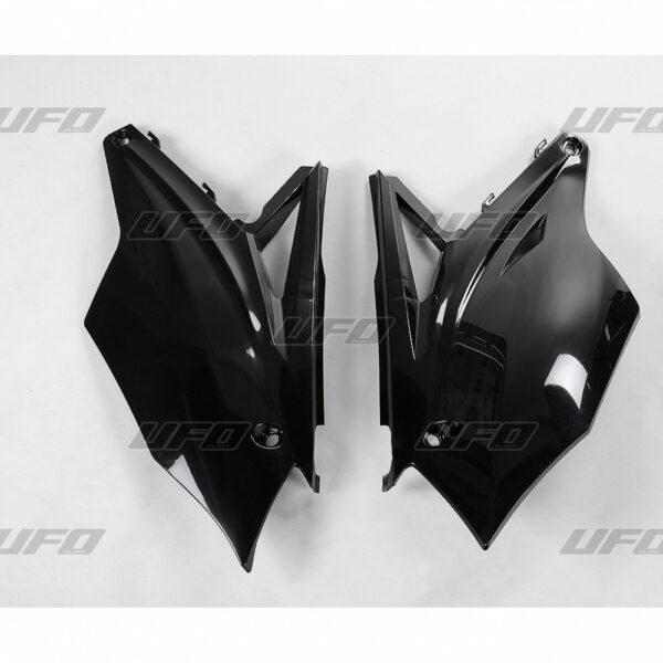 UFO-sidenummerplader KX450F 16- KX250F 17- Sort