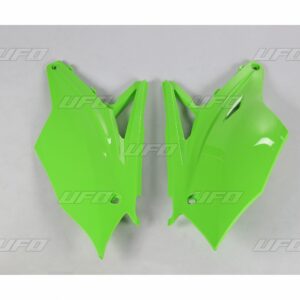 UFO-sidenummerplader KX450F 16- KX250F 17- Grøn 026