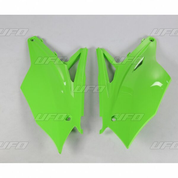 UFO-sidenummerplader KX450F 16- KX250F 17- Grøn 026