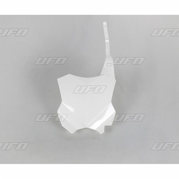 UFO Frontnummerplade KX250F 17- KX450F 16-, Hvid 047