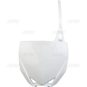 UFO Nummerplade foran YZ65 19- Hvid 046