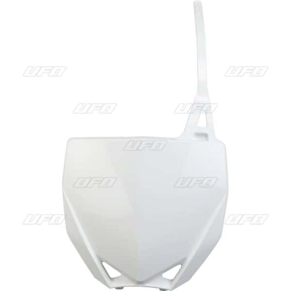 UFO Nummerplade foran YZ65 19- Hvid 046