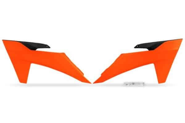 UFO kølerskærme SX/SX-F 125-450 23- Flou Orange FFLU