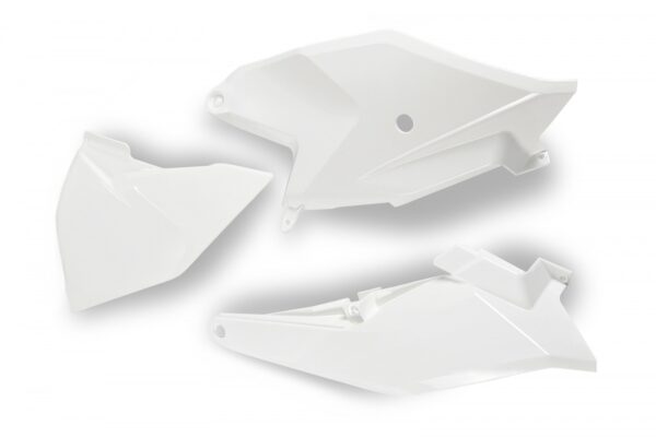 UFO sidenummerplader + sidepanel luftfilterkasse GasGas MC 85 2021- Hvid 041