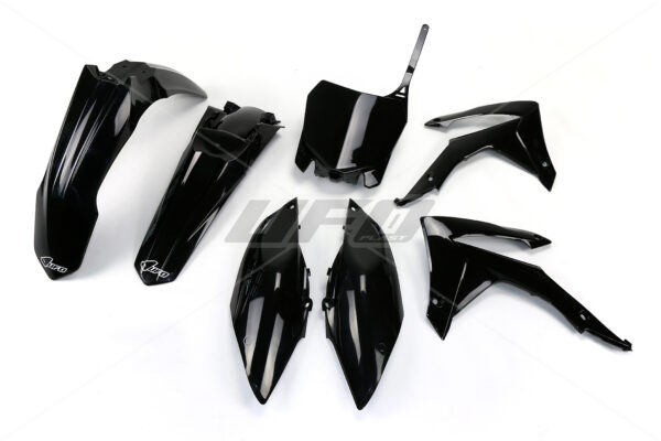 UFO Plastiksæt 5-delt Sort CRF450 13-16 CRF250 14-