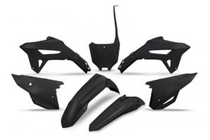 UFO Plastic kit 5-parts Black 001 CRF250R 2022- ,CRF450R 2021-