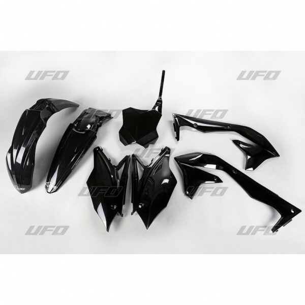 UFO Plastiksæt 5-delt Sort KXF450 16-17