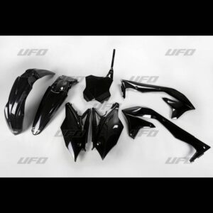 UFO Plastiksæt 5-delt KX450F 2018- Sort 001
