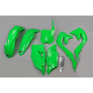 UFO Plastiksæt Grøn Fluo KX250F 2021- ,KXF450 2019-