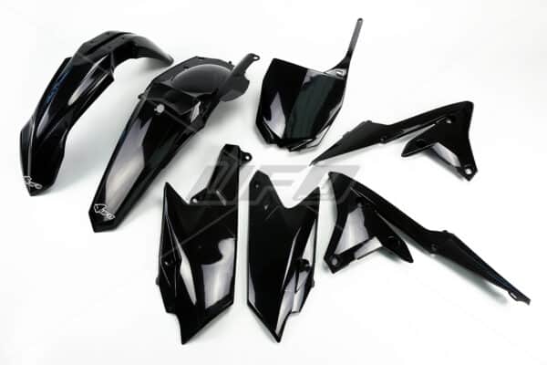 UFO Plastiksæt 5-delt Sort YZF250/450 2014-2018