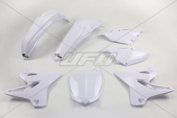 UFO Plastiksæt 5-delt Hvid YZ125/250 15-21