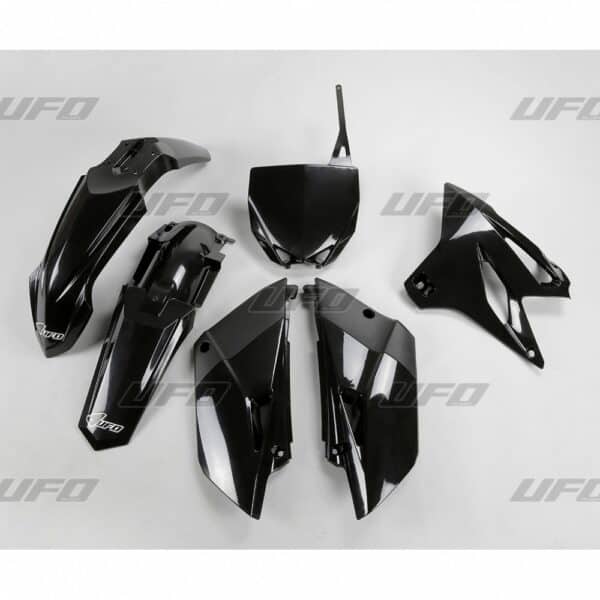 UFO Plastiksæt 5-delt Sort YZ85 15-21