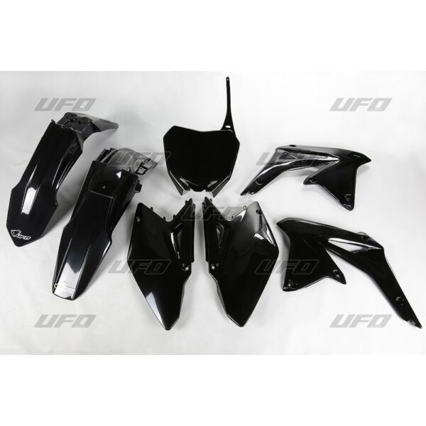UFO Plastiksæt 5-delt Sort RMZ450 08-16